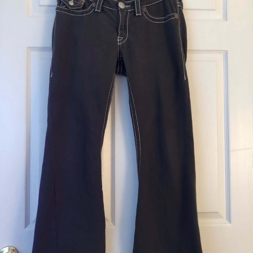 Army green true religion pants